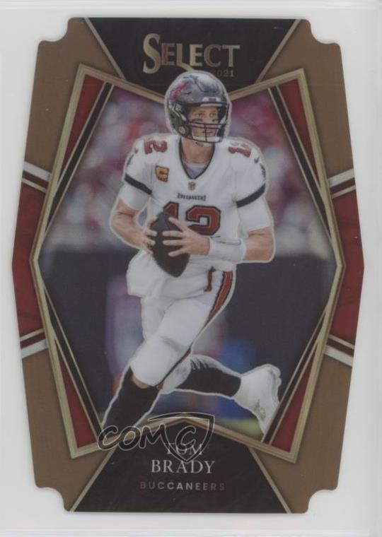 2021 Panini Select Premier Level Copper Prizm Die-Cut /199 Tom Brady #101
