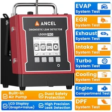 ANCEL L5000 PRO EVAP Smoke Machine Auto Vacuum Leak Detector Built in Air Pump