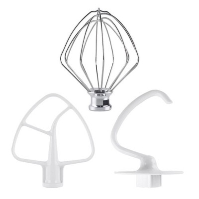 3-Piece Kit Attachments for KitchenAid Tilt-Head Stand Mixer, Stainless Steel...