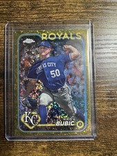 2024 Topps Chrome Update Series - Kris Bubic Gold Mini-Diamond Refractor 9/50