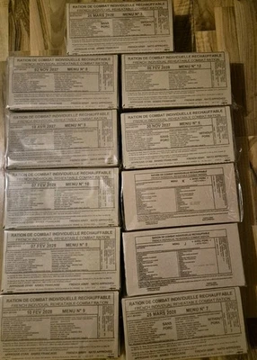 Neueste RCIR 24 Stunden Rationen Frankreich 2028 2027 - EPA MRE Outdoor
