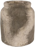 Clayre & Eef 6TE0516M Blumentopf Beige GrüN Ø 14X12 Cm
