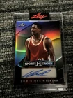 2026 Leaf Sports Heroes DOMINIQUE WILKINS Auto Autograph #'d 7/9