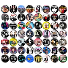 80s Music New Wave 1.5" Pinback Buttons Post Punk Pop Rock Synth Retro 56 Pins
