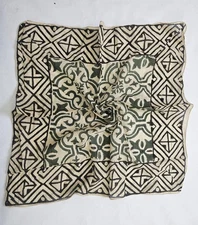 Hand Block Print Cotton Bandana: Bohemian Neck Scarf Paisley Block Print,