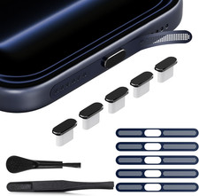 USB C Dust Plug for Iphone 17 Pro Max/ 17 Pro, 5PCS Iphone Speaker Protector  T