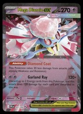 Mega Diancie EX 2025 Fantasma Doppia Carta Pokemon Rara 041/094 (NM)