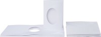 Vbs 30Er-Pack Passepartoutkarten Oval Din A6 Weiß Einladungskarten Hochzeit