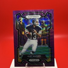 2024 Panini Prizm Draft Picks Kurt Warner Northern Iowa Purple Wave Prizm #1