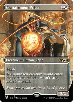 MTG Containment Priest Borderless - Core Set 2021 #314