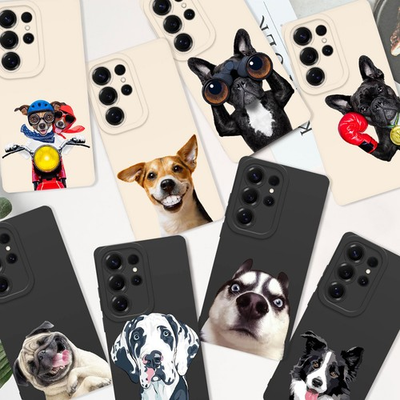 #ad #ad For Samsung Galaxy S25 S24 S26 Ultra A53 A54 A36 A16 Rubber Dog Phone Case Cover $8.18