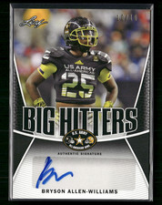 Bryson Allen-Williams 2014 Leaf US Army All American Bowl Big Hitters Auto 10/10