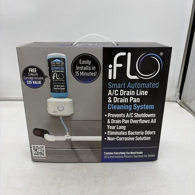 #ad iFLO Smart Automated A C Drain Line Cleaner HVAC 3 Month Refill Kit System New $49.50