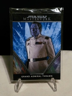 2024 Topps Star Wars Masterwork - Grand Admiral Thrawn #100 - Blue Base