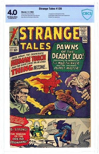 Strange Tales #126 CBCS 4.0 1964 19-260C190-031 1st app. Dormammu, Clea