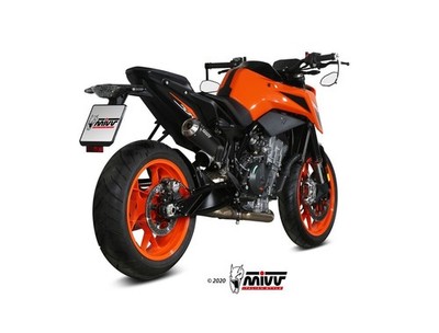 MIVV Auspuff X-M1 schwarz SLIP-ON für KTM 790 / 890 DUKE Bj. 18-23