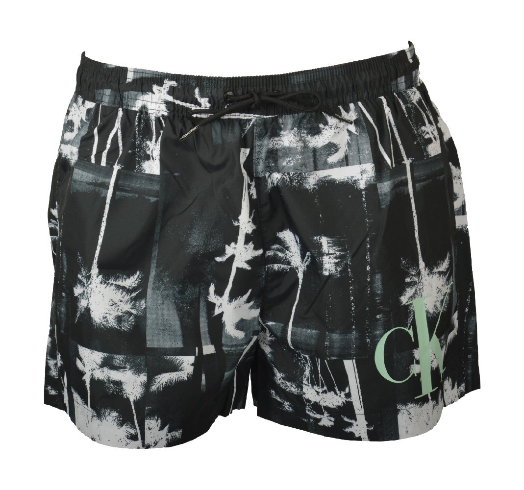 CALVIN KLEIN Herren Badeboxershorts Pool mit elastischem Logo in der Taille und Culisse Articol 14590₽