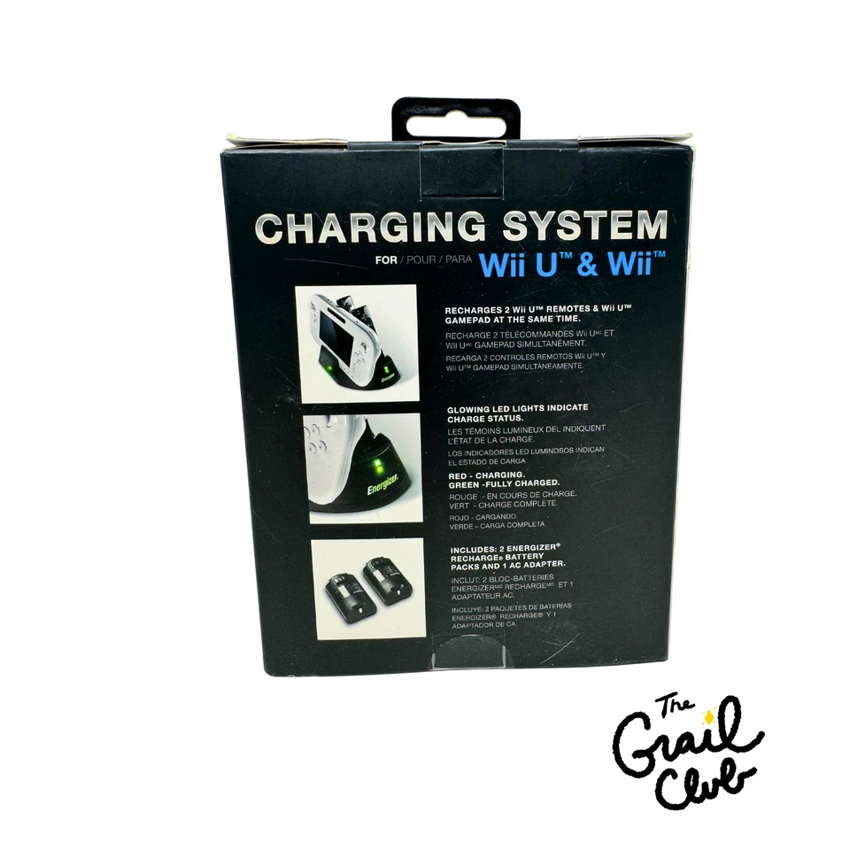 Energizer 3x Charging System PL-8507 Controller Charger For Nintendo Wii U & Wii - Image 2 of 4