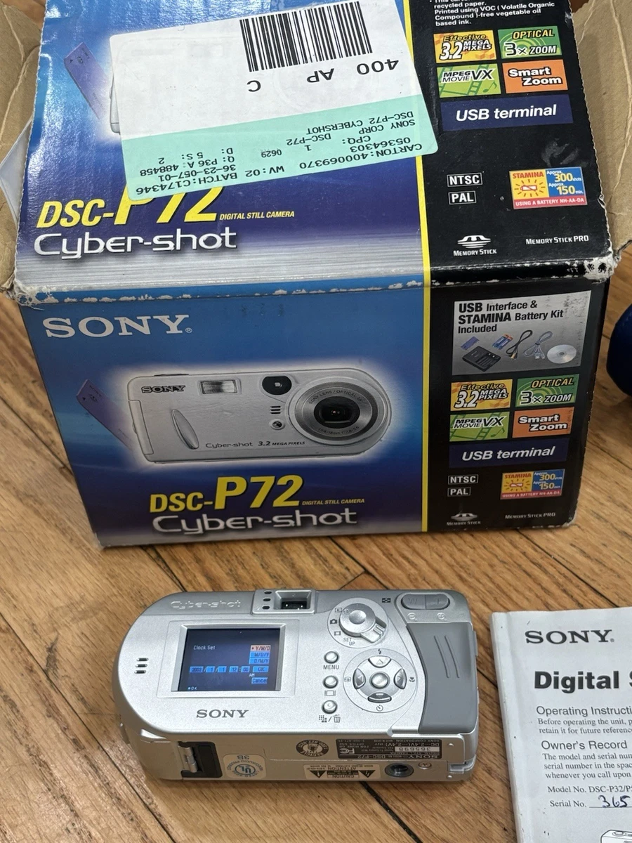 Sony Cyber-shot DSCP72 Digital Cameras for sale | eBay