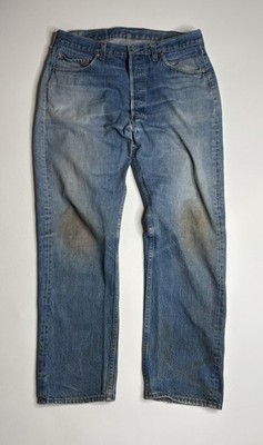 80's Levi's501 denim pants made in usa古着 Vintage 1980s Levi's 501 Made In USA Straight Leg Blue Denim