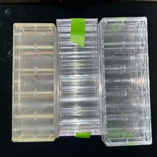 10 Acrylic Poker Chip Holders Transparent Racks For Casino Home Games Chipco