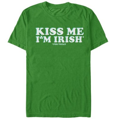Men's Lost Gods St. Patrick's Day Kiss Me Irish Today T-Shirt