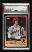 2021 Archives 1973 Topps Rainbow Foil 134/150 Shohei Ohtani #130 PSA 8 15t0
