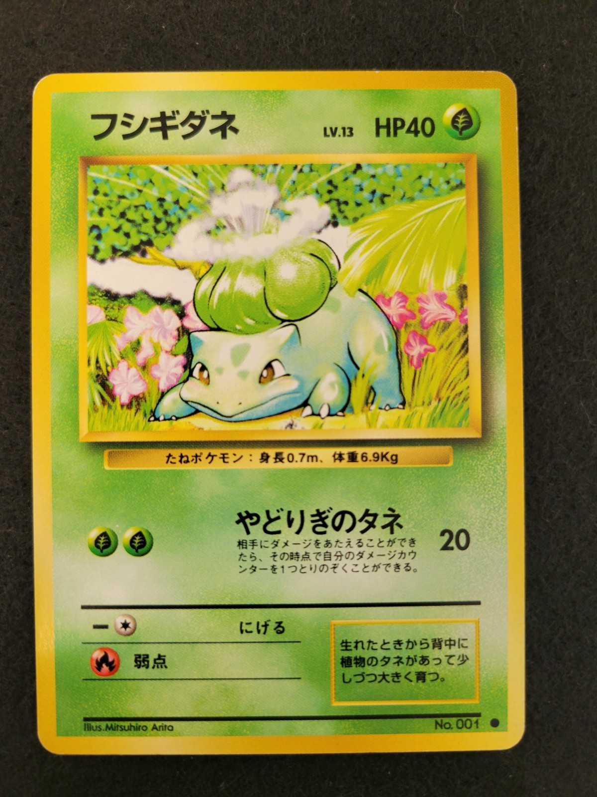 Vintage Japanese Expansion Pack 1996 Bulbasaur. 