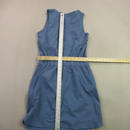 Abito North Face donna piccolo casual leggero senza maniche scollo a V blu - Foto 6 di 8