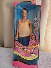 Ken Doll Butterfly Art 1998 In The Box