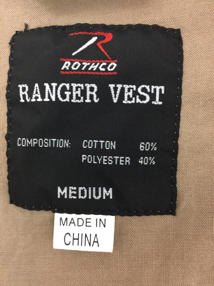 Rothco Military Tactical Hunting Fishing Ranger Vest With Hood Mens Medium New - Image 3 of 4