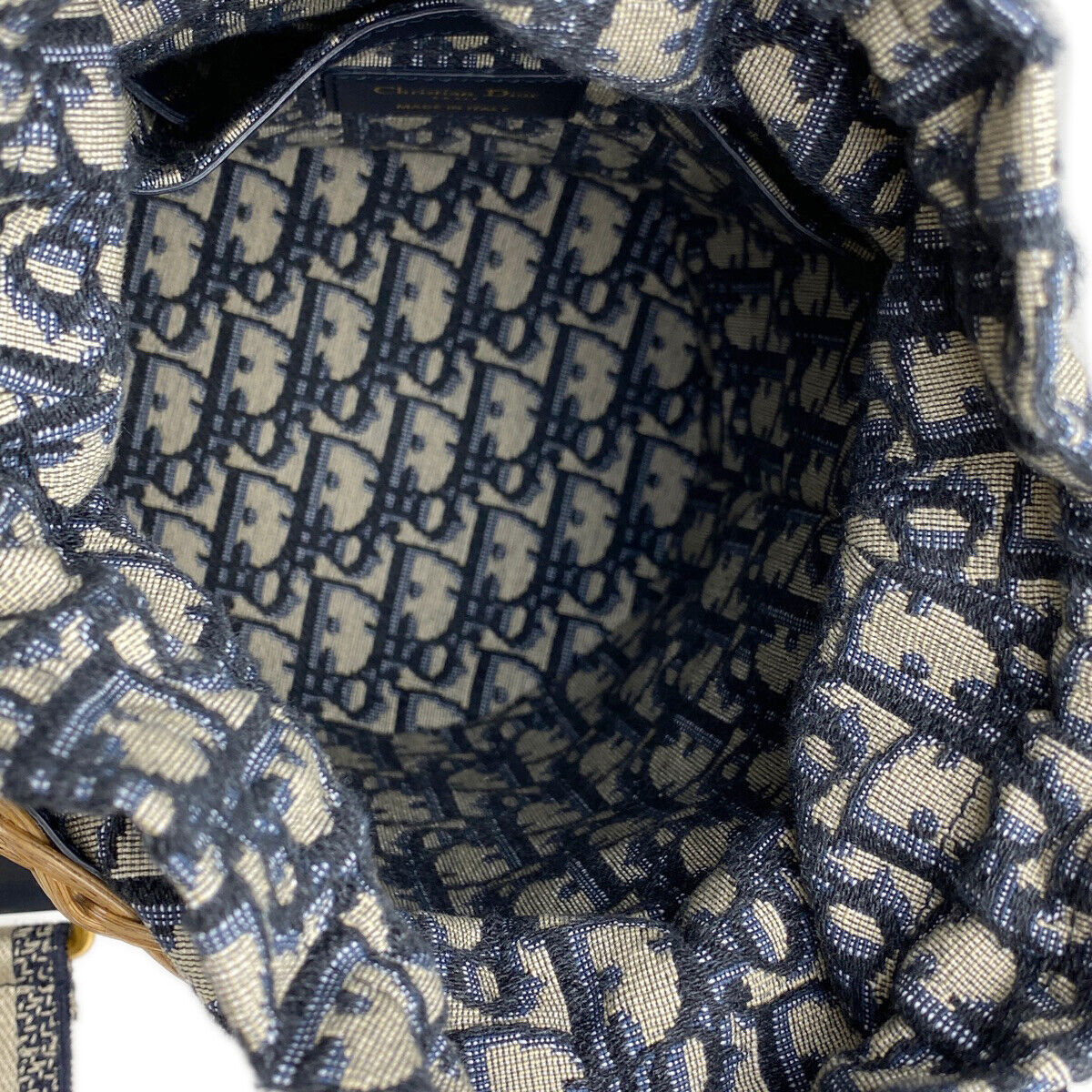 Christian Dior Oblique Bucket Bag Trotter Basket … - image 12