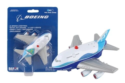 LIMOX TOYS Boeing Pullback Plane Licht Sound Spielzeug Flugzeug