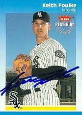 Keith Foulke autographed baseball card (White Sox) 2002 Fleer Platinum #208