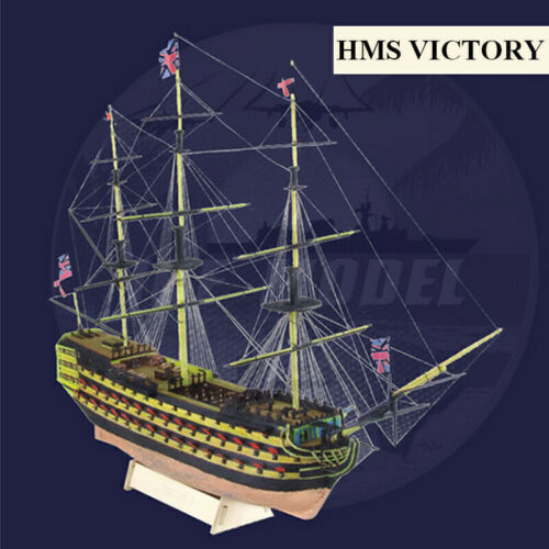 HMS Victory 21"" Holz Segelboot Modell zum Selbermachen Kit Schiffsbaugruppe Dekoration Geschenk - Bild 2 von 6
