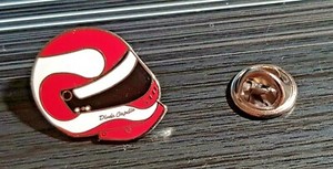 Audi Pin Helm Dindo Capello Motorsport emailliert - Maße 23x20mm