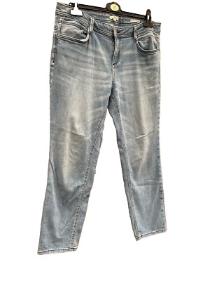 Tom Tailor Alexa Slim Blue Straight Mid Rise Organic Cotton Jeans W33 L30