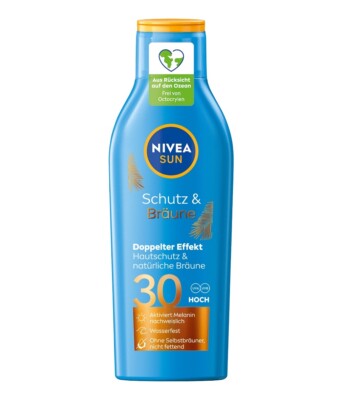 Nivea Sun Brown & Protect LOTION Sunscreen SPF 30 -200ml/8.45 fl oz -FREE SHIP