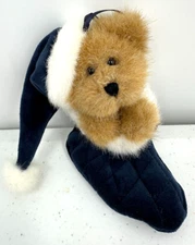 Boyds The Archive Collection Jingle S. Stuffins Plush Bear Stocking Ornament