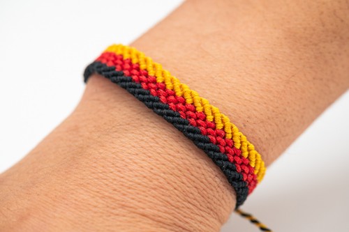 Germany Flag, Gift for Men, Friendship Bracelet, Waterproof, Ve... - Picture 7 of 16