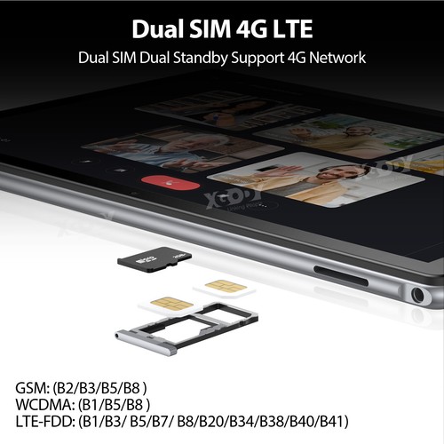 Dual SIM Android 14 Tablet 11 inch 4G LTE 16GB+256GB 1920*1200 13MP-Camera WiFi - Picture 12 of 25
