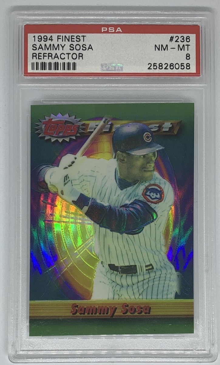 1994 Finest REFRACTOR #236 Sammy Sosa PSA 8 | eBay 1994 Finest REFRACTOR #236 Sammy Sosa PSA 8 | eBay