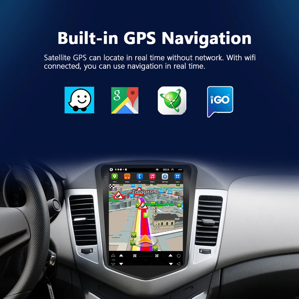 ★6G+128GB★ Für 2009-2015 Chevrolet Cruze Android 14 Autoradio GPS CarPlay 9.7 - Bild 4 von 4