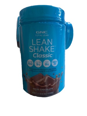 GNC Total Lean Shake Swiss Chocolate 1.69 Lbs Meal Replacement 12 servings