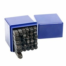 Number  Capital Letter Punch Set 36 Pc Jewelry Making Tools 6mm 1/4 