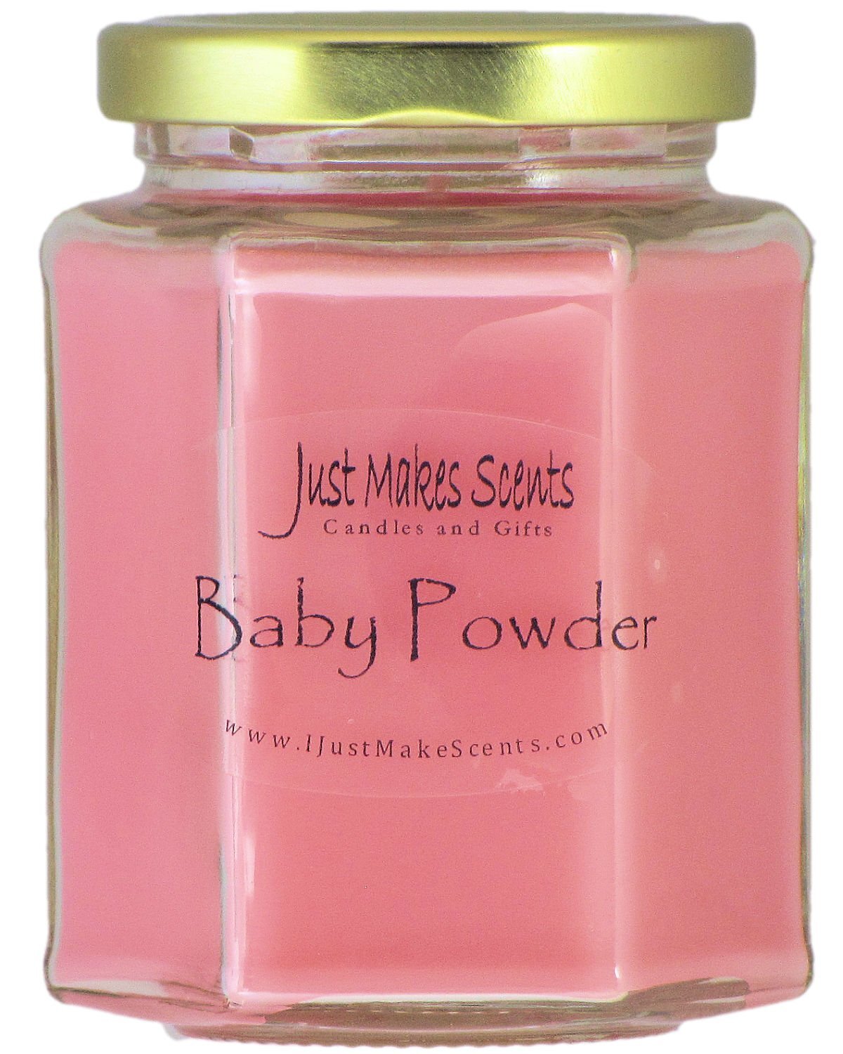 Baby Powder Scented Blended Soy Candle - Pink | Hand Poured in The USA by