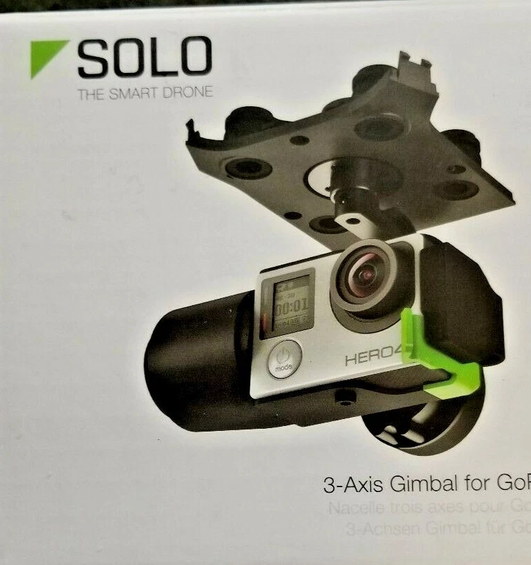 3DR Solo The Smart Quadcopter Drone 3 Axis Gimbal for GoPro 3 4