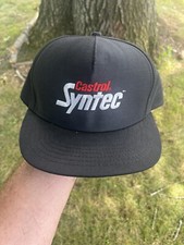 Rare Vintage 90’s Snapback Embroidered Hat Cap Castrol Syntec Made in USA EUC.
