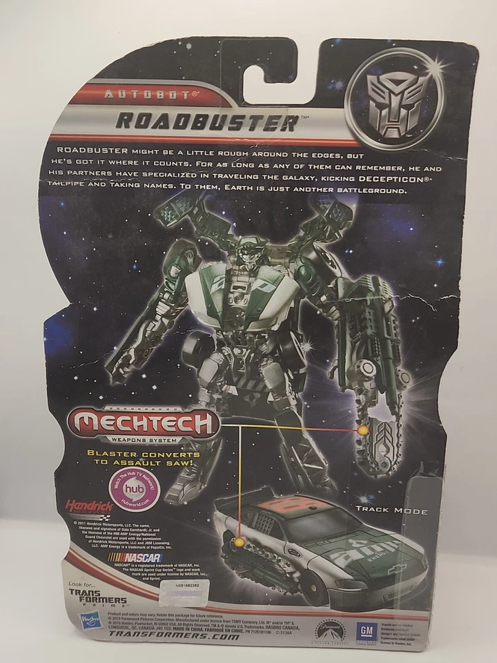 Transformers Roadbuster Dark of the Moon Sistema de Armas Mechtech NASCAR 2011 Foto 3 de 4