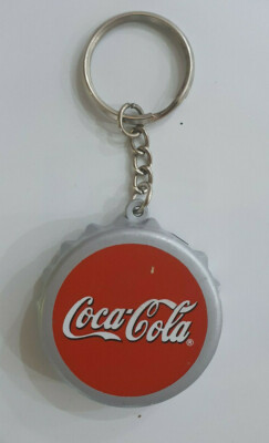 Coca Cola Key ring Key chain promotional for Greek market 1990s